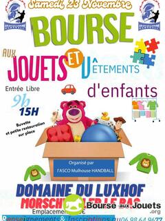 Photo de la bourse aux jouets 1ère bourse aux vêtements et jouets de l'ASCO Mulhouse Handb