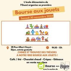 Photo de la bourse aux jouets 1ière Bourse aux jouets Ecole élementaire de l'Ouest