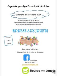 Photo de la bourse aux jouets 3ÈME Bourse aux jouets organisée par Gymformsanté St Julien