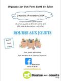 3ÈME Bourse aux jouets organisée par Gymformsanté St Julien