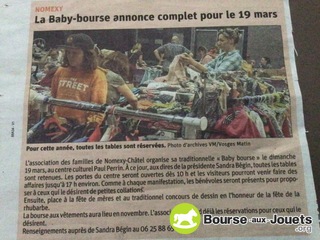 Photo de la bourse aux jouets Baby bourse