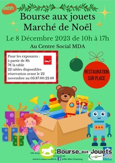 Bourse au jouets et marché de Noel