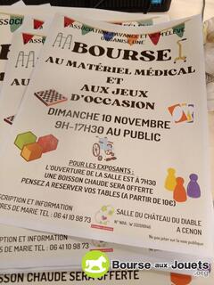 Photo de la bourse aux jouets BOURSE au Matériel Médicale et aux Jeux d'Occasion