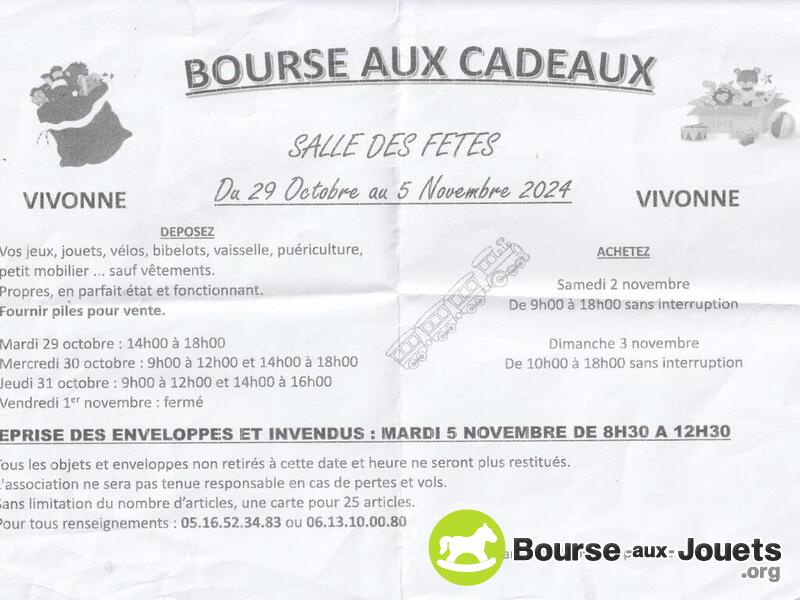 bourse aux cadeaux