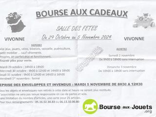 Photo de la bourse aux jouets bourse aux cadeaux