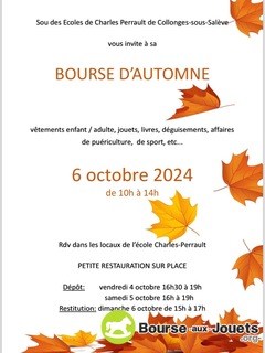 Photo de la bourse aux jouets Bourse d automne