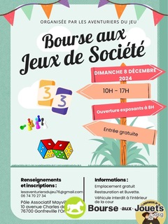 Photo de la bourse aux jouets Bourse aux jeux de société