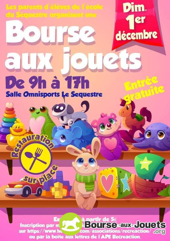 Bourse aux jouets 2024 - APE Recreaction