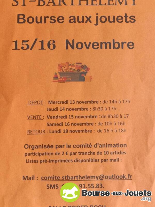 Bourse aux jouets