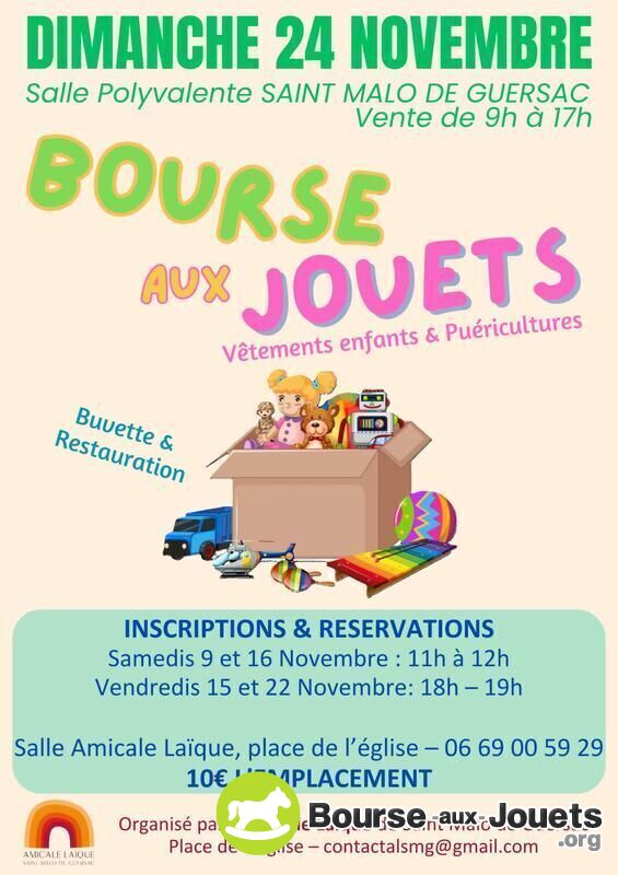 Bourse aux jouets