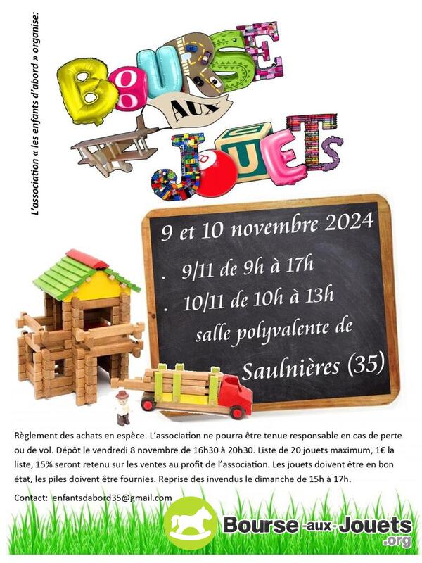 Bourse aux jouets