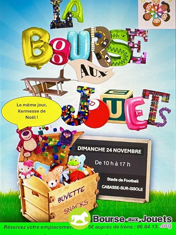 Bourse aux jouets association Cabass’kids