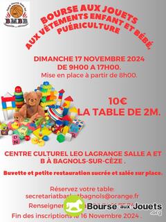 Photo de la bourse aux jouets Bourse aux jouets BMBB (basket bagnols)