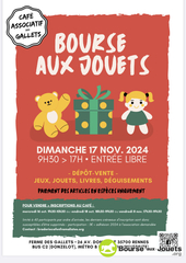 Photo de la bourse aux jouets BOURSE AUX JOUETS du café associatif des gallets