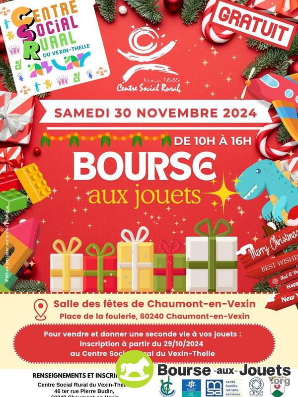 Bourse aux jouets du Centre Social Rural du Vexin Thelle