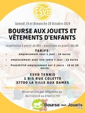 Bourse aux jouets esvd tennis la ville aux dames