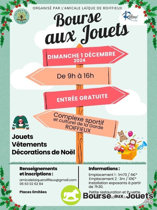 Bourse aux jouets et déco de Noël