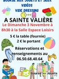 Photo bourse aux jouets et jeux vidéos, vide dressing à Sainte-Valière