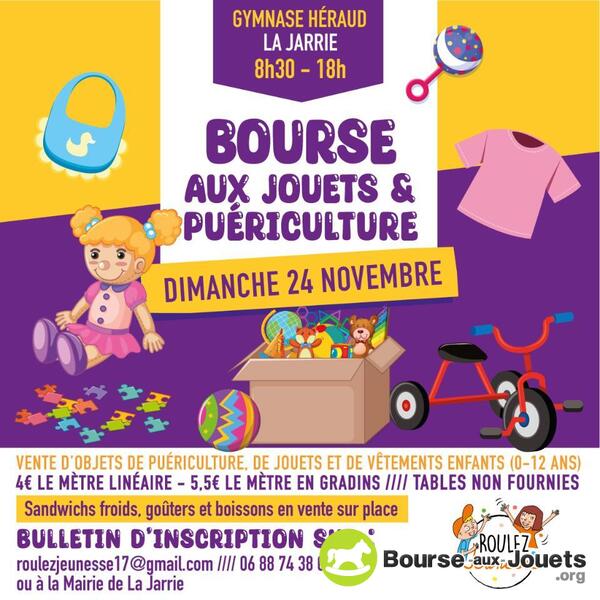 bourse aux jouets et à la puériculture