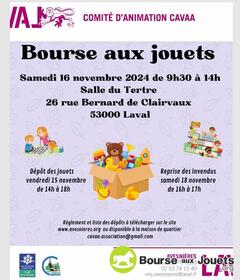 Photo de la bourse aux jouets Bourse aux jouets et livres - salle du Tertre - Laval