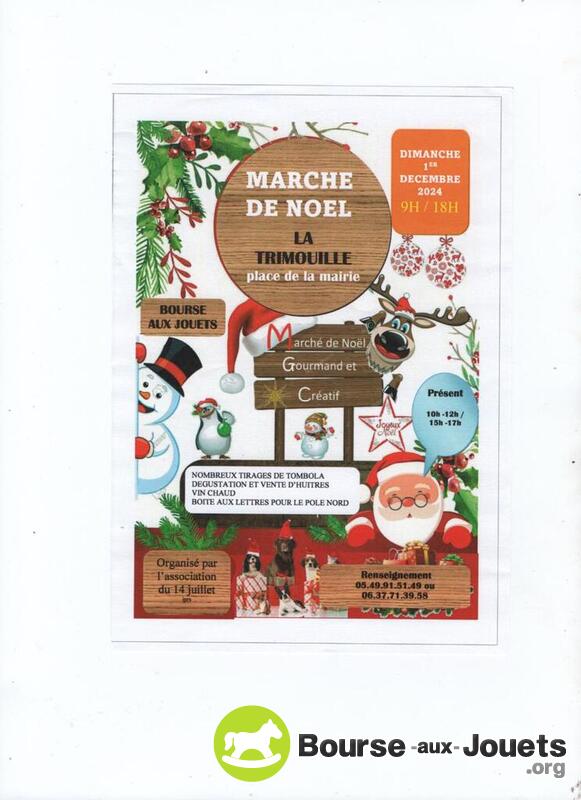 Bourse aux jouets et marche de noel