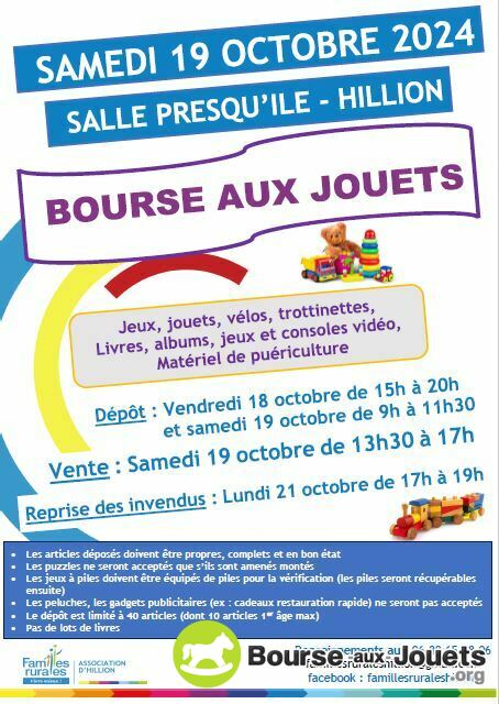 Bourse aux jouets et materiel de puericulture