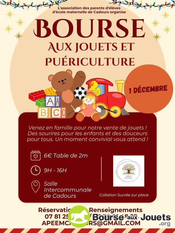 Bourse aux jouets et Puériculture