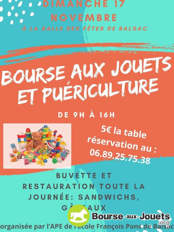 Bourse aux jouets et puériculture