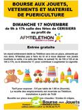 Photo Bourse aux jouets et puériculture au profit du Téléthon à Cerisiers