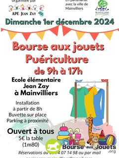 Photo de la bourse aux jouets Bourse aux jouets et puériculture de L'APE Jean Zay