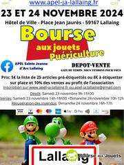 Photo de la bourse aux jouets Bourse aux jouets et puericulture lallaing