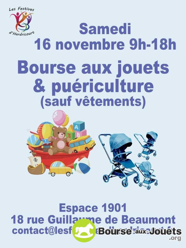 Bourse aux jouets et puériculture (pas de vêtements)