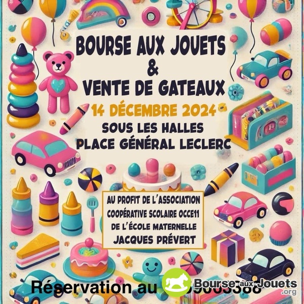 Bourse aux jouets et vente de gâteaux