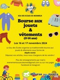 Bourse aux jouets et vêtements 0-14 ans