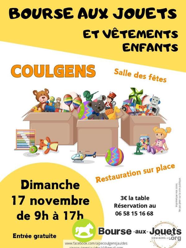 bourse aux jouets et vêtements enfants