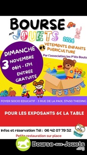 Photo de la bourse aux jouets Bourse aux jouets et vêtements enfants - puériculture