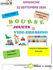 Photo de la bourse aux jouets Bourse aux jouets et vide dressing