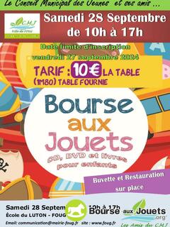 Photo de la bourse aux jouets Bourse aux Jouets (jeux ,jouets, CD, DVD, livres)