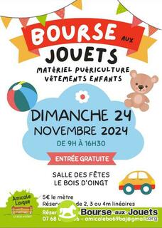 Photo de la bourse aux jouets Bourse aux jouets de l'amicale laïque