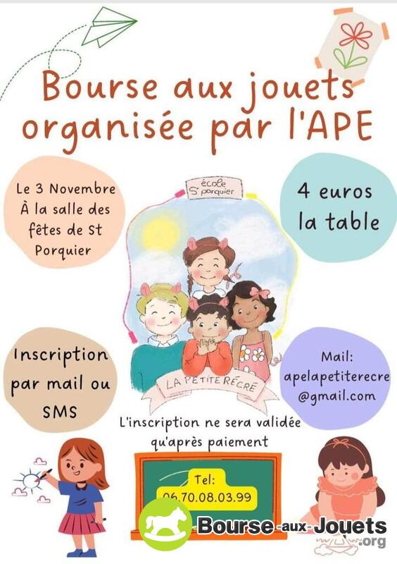 Bourse aux jouets de l'APE