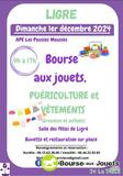 Bourse aux jouets de l'APE Rivière Ligré.