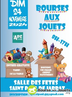 Photo de la bourse aux jouets Bourse aux jouets de l’association des parents d’élèves