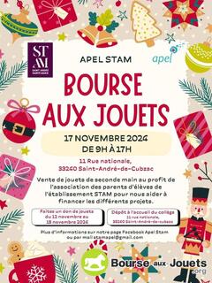 Photo de la bourse aux jouets Bourse aux jouets de l'association des parents d'élèves STAM