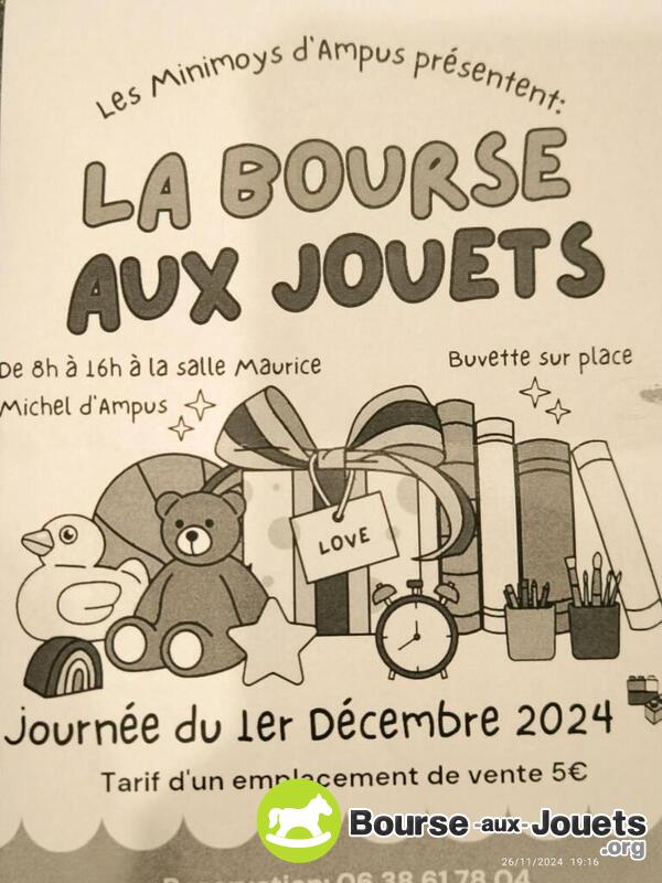 Bourse aux jouets (les Minimoys d'Ampus)