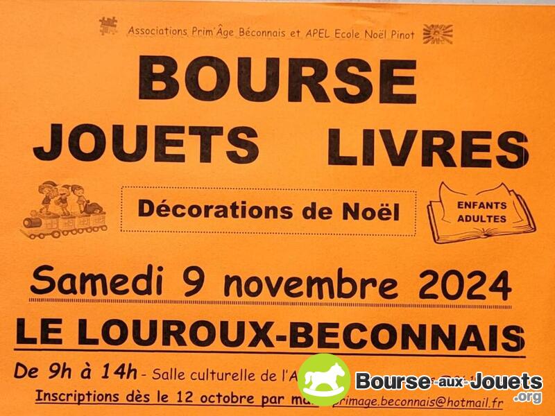 Bourse aux jouets livres enfants adultes décos de Noël