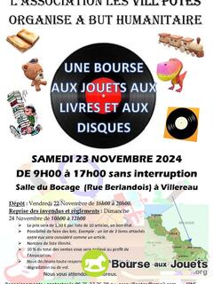 Photo de la bourse aux jouets Bourse aux jouets, aux livres et aux disques - Dépôt vente.