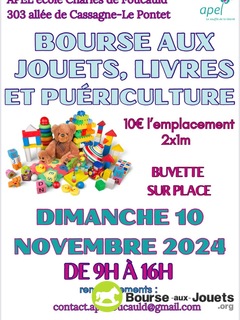 Photo de la bourse aux jouets Bourse aux jouets, livres et puériculture