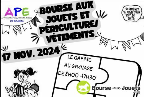 Bourse aux jouets-péricultures-vêtements