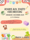 Bourse aux jouets, puériculture et vide dressing