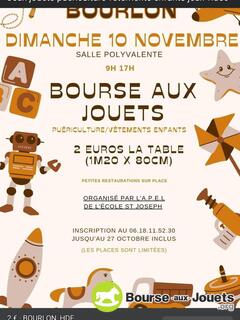 Photo de la bourse aux jouets Bourse aux jouets, puériculture, vêtements enfants, jeux vid